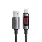 Кабель ACEFAST USB-A to USB-C fantasy color series braided Charging data cable C21-04 |1.2m, 3A| Black