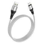 Кабель USB Hoco X50 Excellent Lightning Сiрий