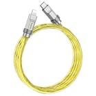 Кабель для передачи данных Hoco U113 Type C to iPhone Lightning U113 Solid Silicone Быстрая зарядка Apple PD 20W Gold