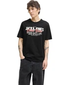 Футболка мужская Jack&Jones 12279535.BLACK M черная (5715724947986)