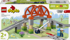Конструктор LEGO DUPLO Мост и железнодорожные пути-дополнительный набор 42 детали (10426)