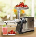 М'ясорубка електрична Rainberg RB-672 3000W з реверсом та соковижималкою, 3 решітки 3/5/7 мм, 2 ножі з нержавіючої сталі, насадки для ковбас, кеббе та тесту, металева шнекова м'ясорубка для дому