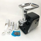 М'ясорубка Rainberg RB-676 3800W з реверсом, продуктивність 2–3 кг/хв, 3 грати 3 мм 5 мм 7 мм, насадка для соку та кеббе, електрична шнекова м'ясорубка для дому
