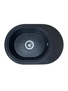 Кухонная мойка Adamant Ovale 610x420x180 чёрный 635223