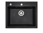 Кухонная мойка Adamant Prizma 590x495x200 чёрный металлик 436223