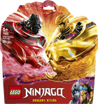 Конструктор LEGO Ninjago Боевой набор дракона Спин-джитсу 186 элементов (71826)