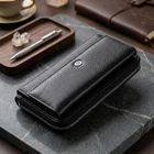 Женский кожаный клатч для карт купюр и документов ST Leather 19292 Черный
