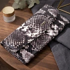 Женский кожаный кошелек для карт купюр и монет CANPELLINI bg216fash92 Разноцветный