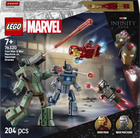 Конструктор LEGO Super Heroes Железный Человек и Воитель против дронов Хаммера 204 детали (76320)