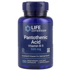 Пантотеновая кислота (витамин В-5), Pantothenic Acid, Life Extension, 500 мг, 100 вегетарианских капсул