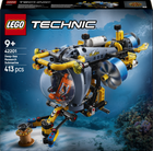 Конструктор LEGO Technic Глибоководний дослідницький підводний човен 413 елементів (42201)