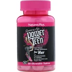 Витамины для девочек-подростков Natures Plus (Power Teen For Her) 60 жевательных таблеток с ягодным вкусом NAP30004