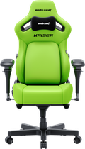 Кресло геймерское игровое Anda Seat Kaiser 4 V2 Size XL до 180 кг Cyber Green PVC (AD12YDDC-XLL-20-C-PV/C-03)