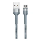 Дата Кабель для зарядки REMAX Jany RC-124m USB 2.0 — micro USB 2.4A Срібний (1м)
