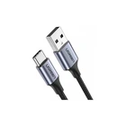 Дата кабель USB 2.0 AM to Type-C 2.0m US284 Angled Alum. Braid (Black) Ugreen (50942) (342676)