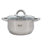 Кастрюля из нержавеющей стали с крышкой Krauff Steil 20 см, 3.4 л (26-238-075)