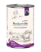 Влажный корм для собак Baskerville Super Premium Kalb Mit Brombeeren Телятина и ежевика