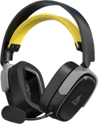 Бездротова ігрова гарнітура Ajazz AHM09 MAX Black Gray Yellow (AHM09-MAX-BGY)