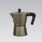 Кофеварка гейзерная алюминиевая Maestro 150 мл на 3 чашки (MR-1666-3 BROWN)
