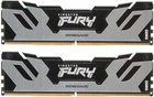 Пам'ять для настільних комп'ютерів Kingston FURY 96 GB (2x48GB) DDR5 6000 MHz Renegade Silver (KF560C32RSK2-96)