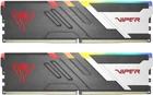 Пам'ять для настільних комп'ютерів PATRIOT 64 GB (2x32GB) DDR5 6000 MHz Viper Venom RGB (PVVR564G600C36K)