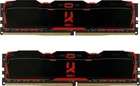 Пам'ять для настільних комп'ютерів GOODRAM 32 GB (2x16GB) DDR4 3200 MHz IRDM X Black (IR-X3200D464L16A/32GDC)
