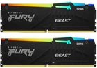 Пам'ять для настільних комп'ютерів Kingston FURY 32 GB DDR5 6000 MHz Beast RGB EXPO (KF560C30BBEA-32)