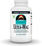 Магній ультра, Ultra-Mag, Source Naturals, 5-в-1, розслаблює м'язи та заспокоює нерви, 360 веганських капсул (SNS-02953)