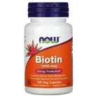 Біотин (Biotin) 1000 мкг 100 капсул (NOW-00469)