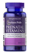 Вітаміни для вагітних, Prenatal Vitamins, Puritan's Pride, 100 каплет (PTP-13700)