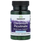 Хром піколінат Swanson (Chromium picolinate) 200 мкг 100 капсул (SWV-01922)