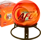 Автоматический самосрабатывающий порошковый огнетушитель шар AFO Fire Ball 1.3 кг огнетушители порошковые для дома квартиры авто офиса АВСЕ автономная система пожаротушения для тушения пожара в автомобиль машину + подставка крепление (JPAFO01)