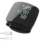 Тонометр Blood Pressure Monitor BK 619 автоматический на запястье с голосовым помощником USB Type-C зарядка, LCD дисплей с подсветкой, память на 99 измерений, артериальное давление и пульс