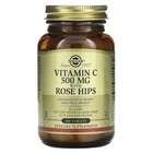 Вітамін С з шипшиною, Vitamin C with Rose Hips, Solgar, 500 мг, 100 таблеток
