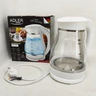 Чайник электрический Adler AD 1274 1.7л 2200Вт пластиковый с автоматическим отключением White