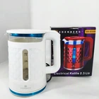 Электрочайник стеклянный с подсветкой 2.3л 1500Вт Edenberg EB-83559 белый