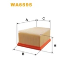 Фільтр повітряний WIX FILTERS Dacia, Nissan, Opel, Renault Clio II, Clio Symbol (RO), Espace III (9 (WA6595)