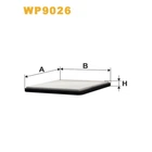 Фильтр салона WIX FILTERS Subaru Legacy III, Outback II, Toyota Avensis Verso, Celica II, Landcrui (WP9026)