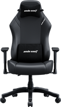 Крісло геймерське ігрове Anda Seat Luna Size L до 100 кг Black PVC (AD18-44-B-PV)