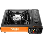 Плитка газова портативна Neo Tools, 2.1кВт, п'єзорозпал, 150г/рік, кейс