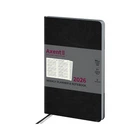 Тижневик Axent датований 2026 Partner City Soft 125х195, чорний (8521-26-01-A)