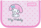 Пенал шкільний Kite My Melody 1 відділення 20.5х14х4 см Рожевий (HK26-621-3)