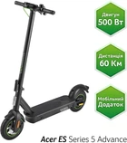 Електросамокат Acer Electrical Scooter 5 Advance Чорний (GP.ESC11.015)