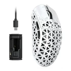 Ігрова безповідна мишка Attack Shark R5 Ultra White, сеснсор PAW3950 MAX, (2,4\Bluetooth\USB), 42000 DPI, 8000 Ггц, 39 г. вага