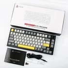 Беспроводная механическая клавиатура Ajazz AK820 Pro Grey, Epomaker Flying Fish, с экраном, RGB подсветки (2.4G/Bluetooth/USB)