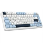 Беспроводная механическая клавиатура Ajazz AK820 Max Plus White Blue, Ajazz Daydream Switch, 75%, RGB Подсветка 2.4G/Bluetooth/USB