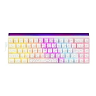Механическая клавиатура Ajazz NK68 White Contours с Red Switch, RGB подсветкой, HOT-SWAP, 65%