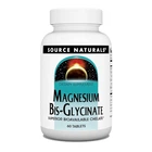 Біс-гліцинат магнію Source Naturals (Magnesium Bis-glycinate) 60 таблеток SNS02131
