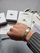 Чоловічий браслет Lacoste Сірий (LUX1283)