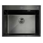 Мийка з нержавіючої сталі MIXXUS MH5843 DECOR GRAPHITE (MH5843 DECOR NANO-BLACK) (3.0/0.8) колір гра (00149295)